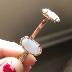 Kendra Scott rose gold druzy bracelet